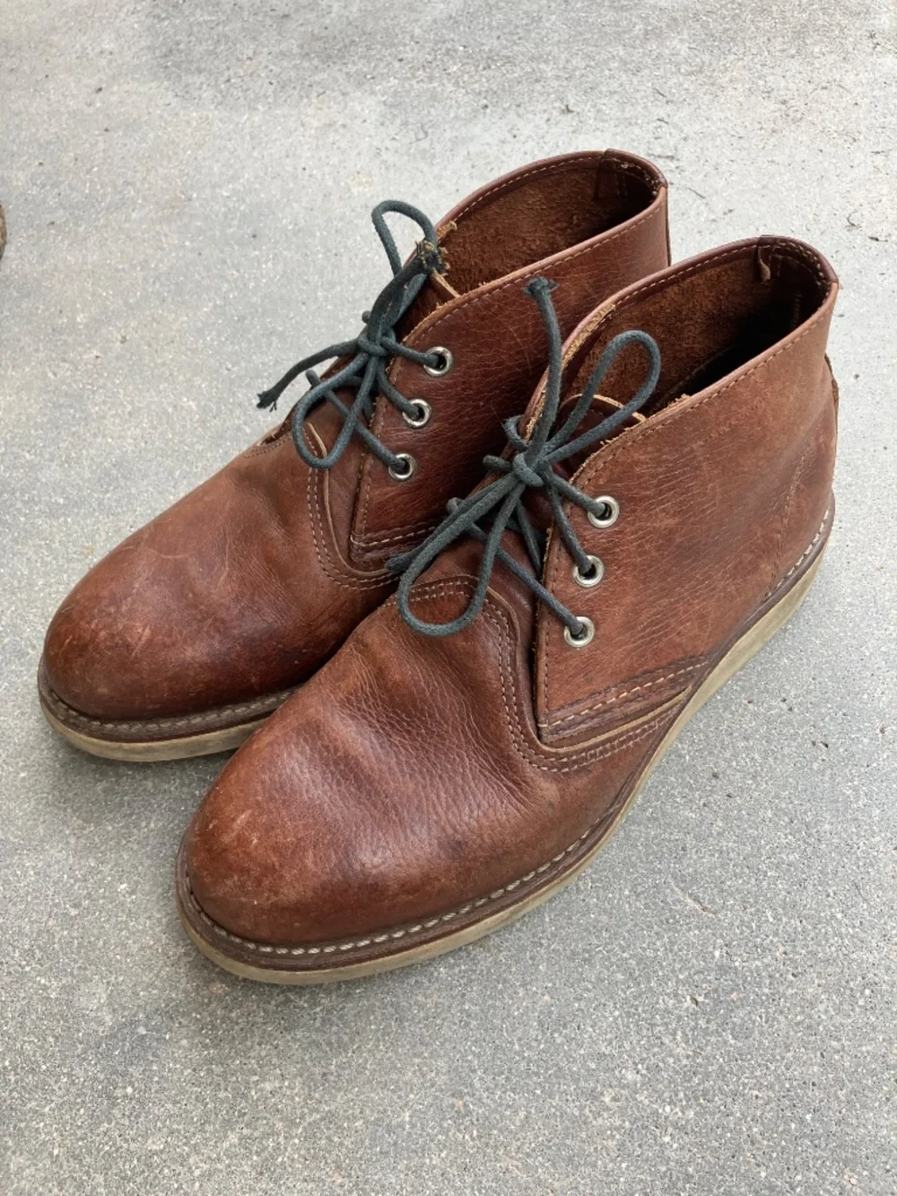 Red Wing 3141 Work Chukka Sz 7US Brown Leather Shoes